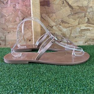 Tory Burch Rose Gold Jelly Flip Flop Thong Sandals Women’s 9